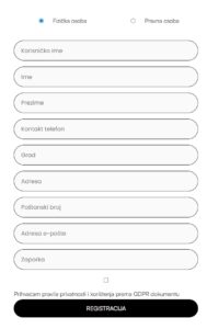 Plugin WP registracija s pravnom i fizičkom osobom 2 antonic registracija